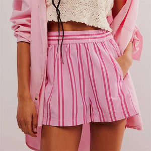 Shorts Rayés Confort Été - Style Streetwear - Shorts GoHappy
