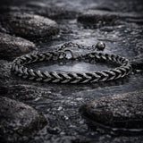 Bracelet Homme Maillons Épais Acier Street Style Gris Argenté Rock - bracelets métal homme GoHappy