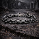 Bracelet Homme Maillons Épais Acier Street Style Gris Argenté Rock - bracelets métal homme GoHappy