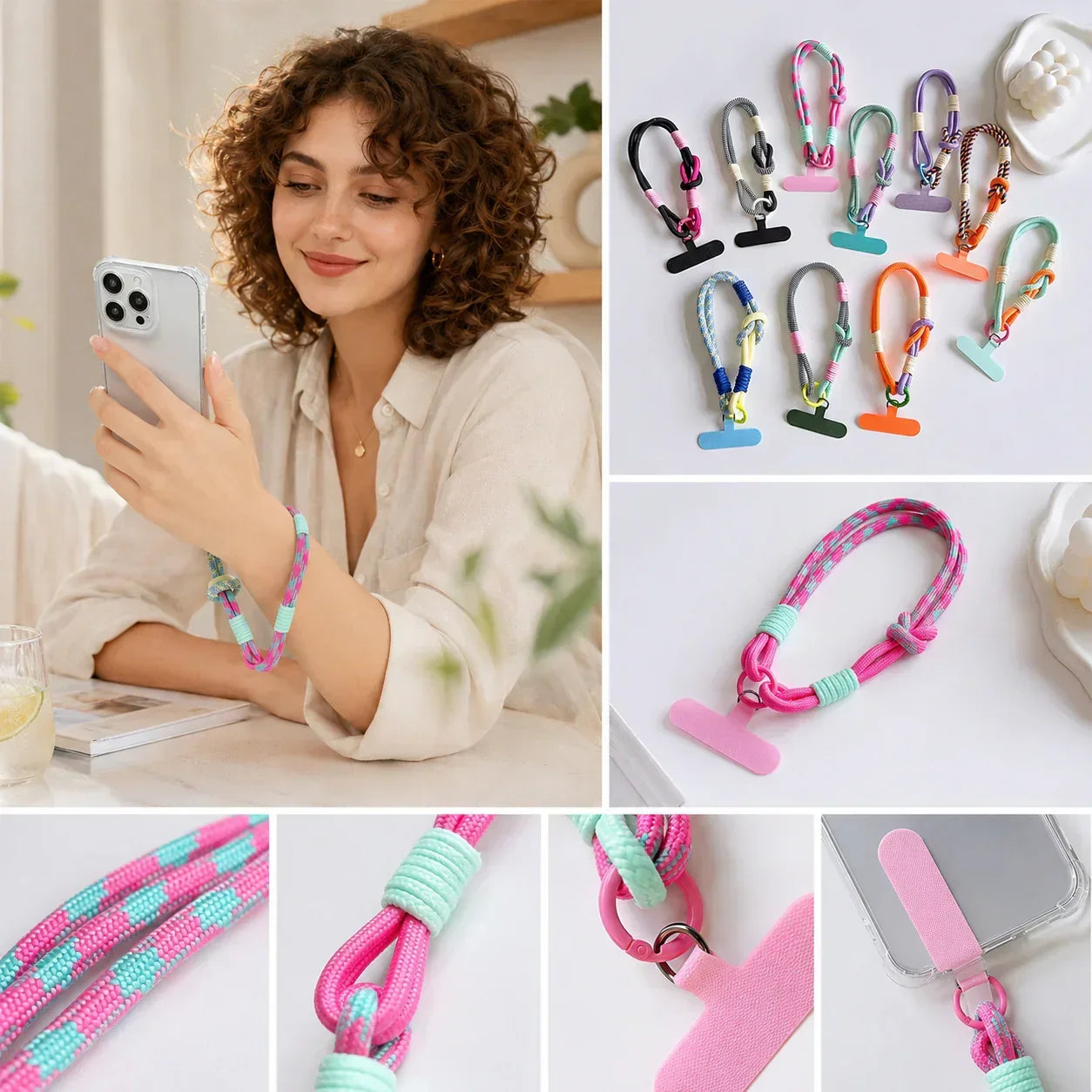 Candy Strap cordon téléphone coloré anti-chute - accessoires smartphone GoHappy