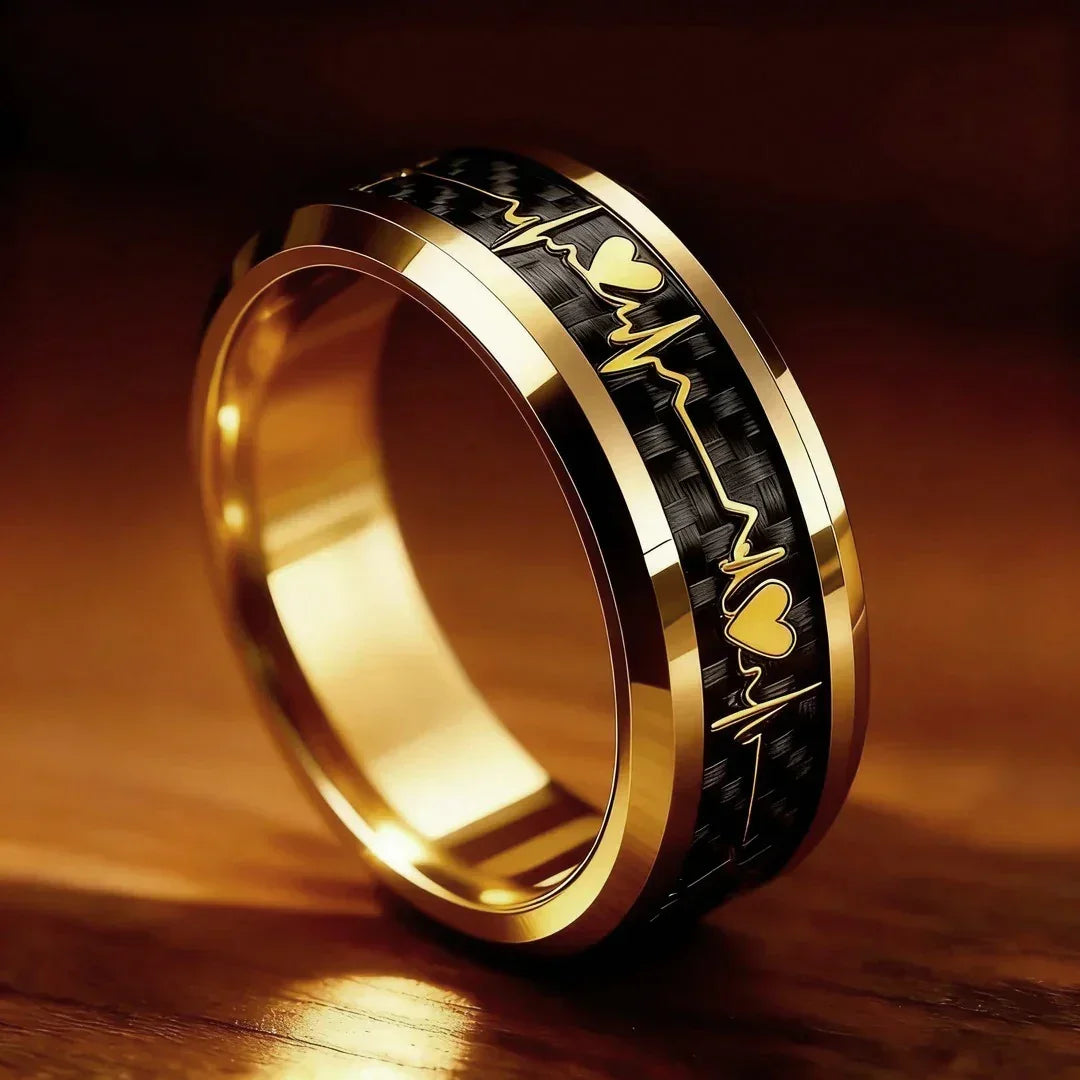 Bagues Iron Soul Homme Anneau Large Multicolore Collection - bague homme GoHappy