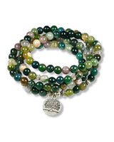 Bracelet MALA 108 perles vert