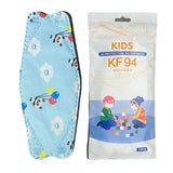 Masques KN95 enfant colorés 4 couches lot de 10 - Masques respiratoires GoHappy