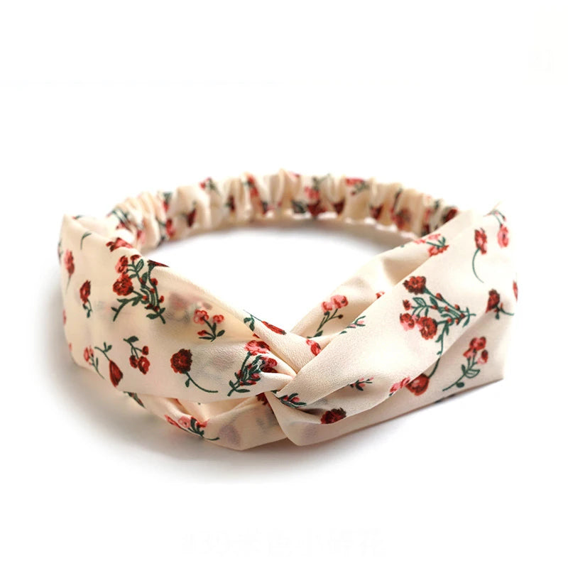 Bandeau Twist Riviera – Bohème Chic Imprimé Femme