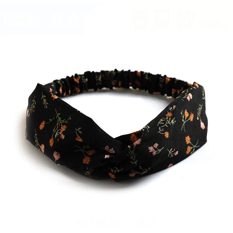 Bandeau Twist Riviera – Bohème Chic Imprimé Femme