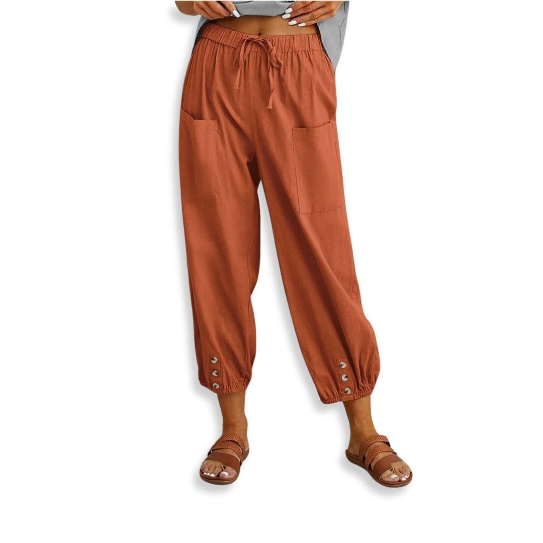 Pantalon Large Sarouel uni RELAX