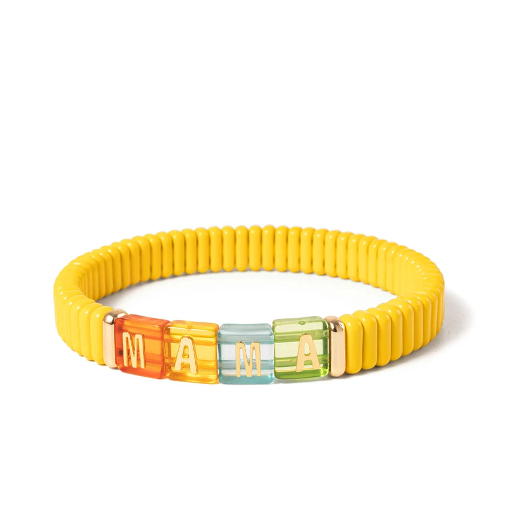 Candy Love bracelet femme élastique bohème coloré