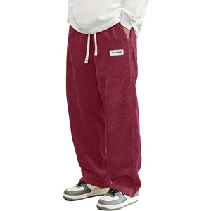 Pantalon Urban Cord Homme Velours Côtelé Coupe Large - pantalons homme GoHappy