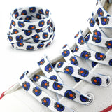 Lacets plats fun motifs cartoon sneakers originales