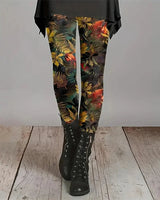 Floral Spirit leggings femme extensible automne hiver