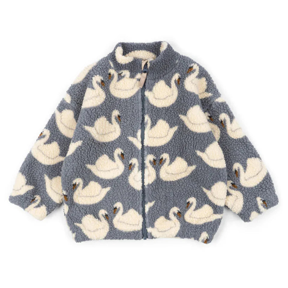 Veste Polaire Enfant Motifs Cartoon Laine Agneau 18 mois à 9 Ans