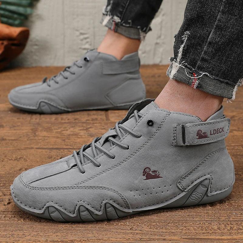 Sahara Walk chaussures montantes cuir souple homme