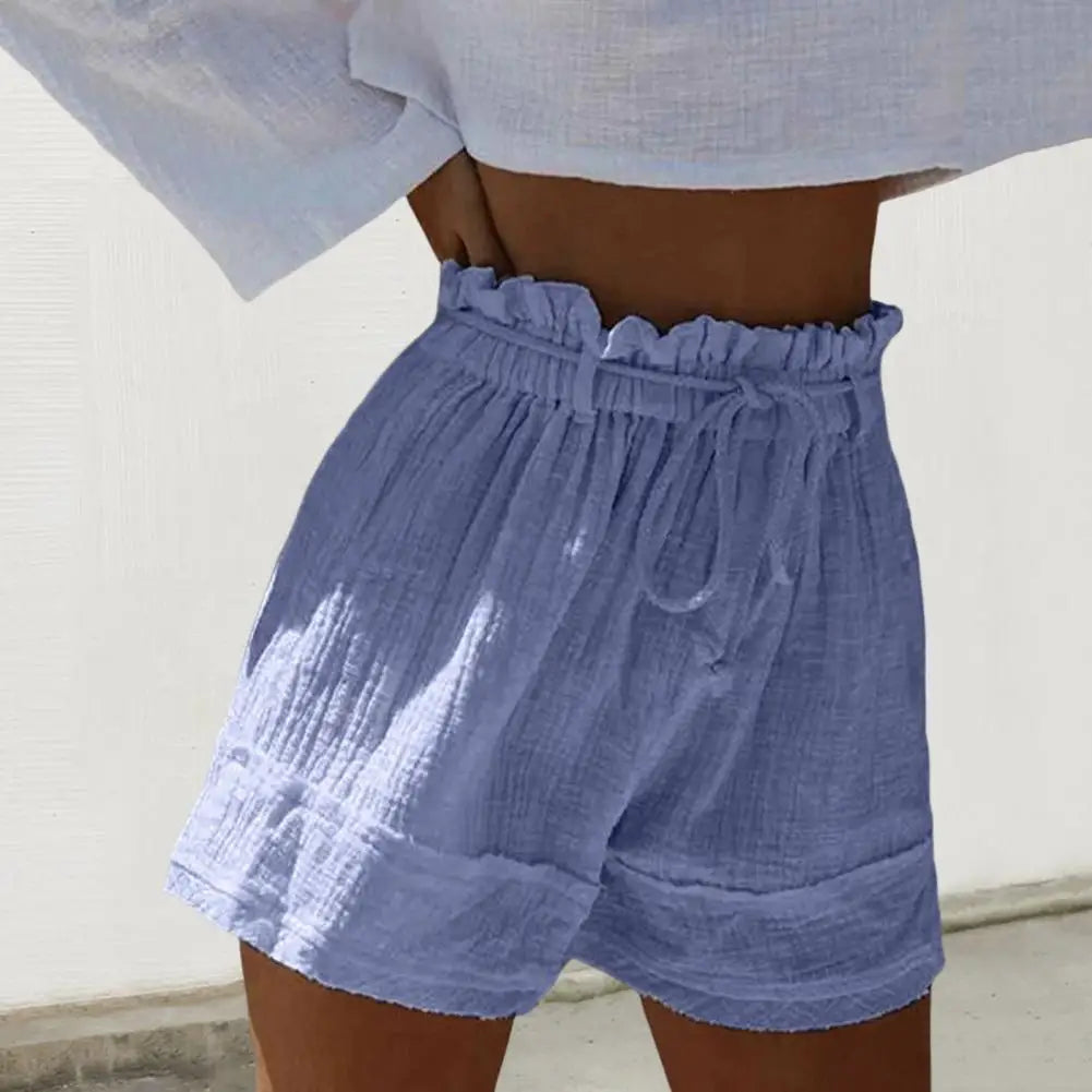 Short Ample en Coton Lin