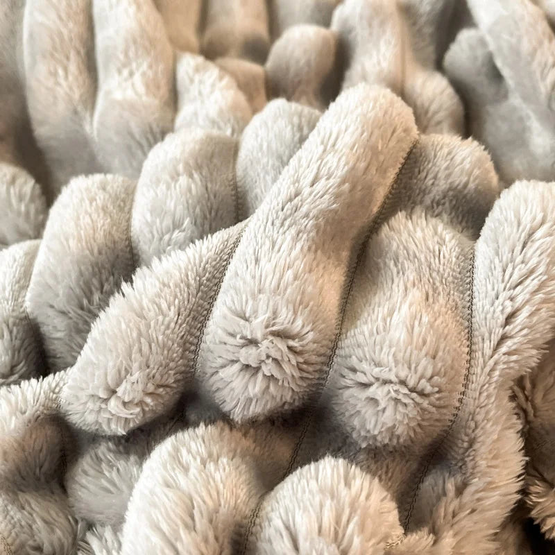 Drap-Housse Hiver Flanelle Épaisse Velours Doux