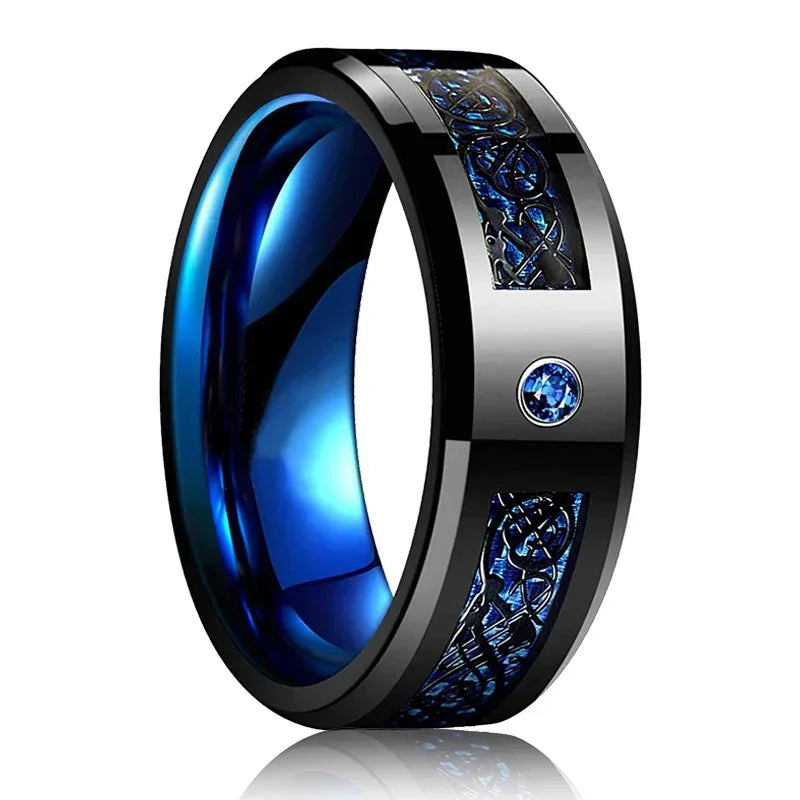 Bagues Iron Soul Homme Anneau Large Multicolore Collection - bague homme GoHappy