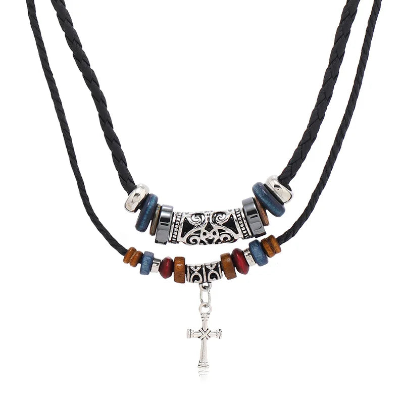 Collier bohème été – Perles ethniques, couleur Valparaíso