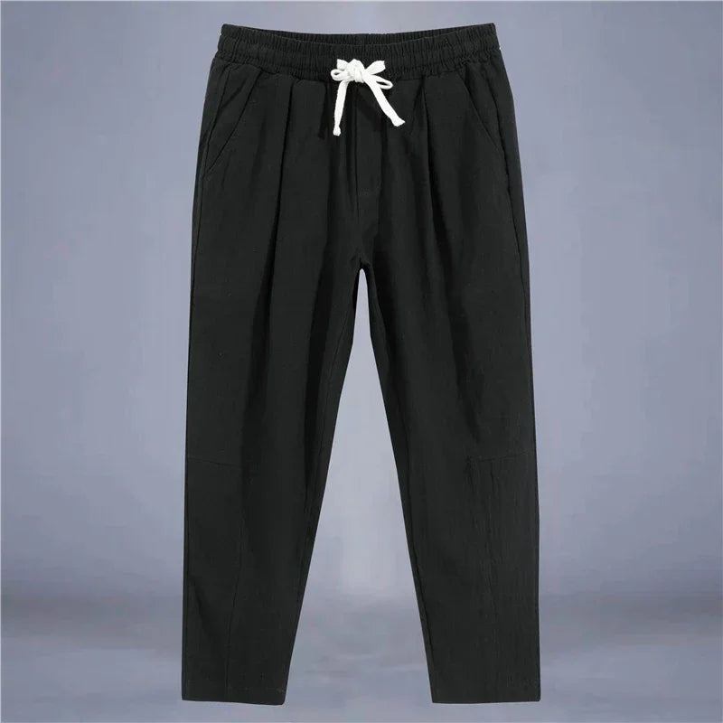 Kyoto Flow pantalon homme ample taille coulissante