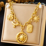 Colliers Costa Luz soleil coquillage perles dorées - colliers GoHappy