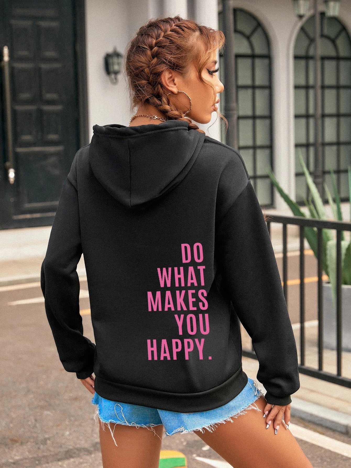 Sweat à capuche Do What Makes You Happy