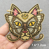 Patchs Brodés Chats Thermocollants Écussons Cartoon Vêtements Sacs