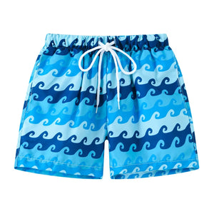 Short Bain Enfant Garçon Imprimé Coloré Plage Été 2 à 8 Ans - boxer de bain GoHappy