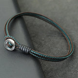 Bracelet homme double corde ethnique fait main Style Vintage