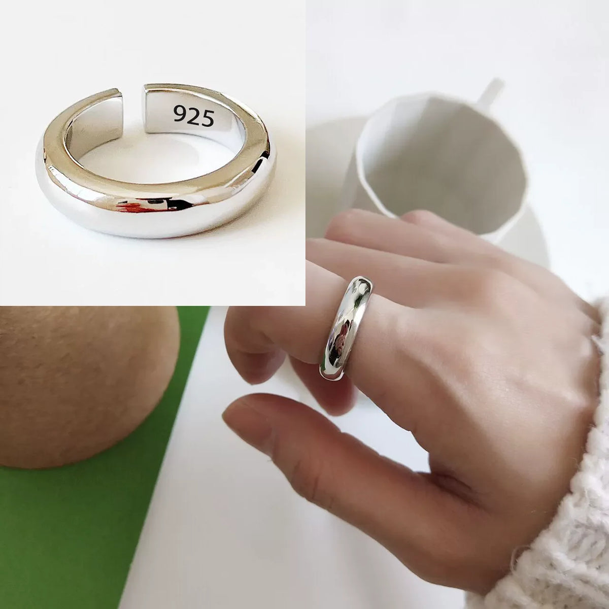 Bague femme Atelier Reflets Anneau Duo bijou fantaisie GoHappy France