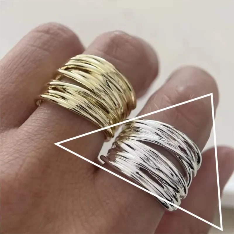 Bague femme Atelier Reflets Fils Croisés bijou fantaisie GoHappy France