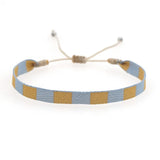 Bracelet Tissé Main Colombie Motifs Ethniques Bohème Amitié - bracelets tissés GoHappy