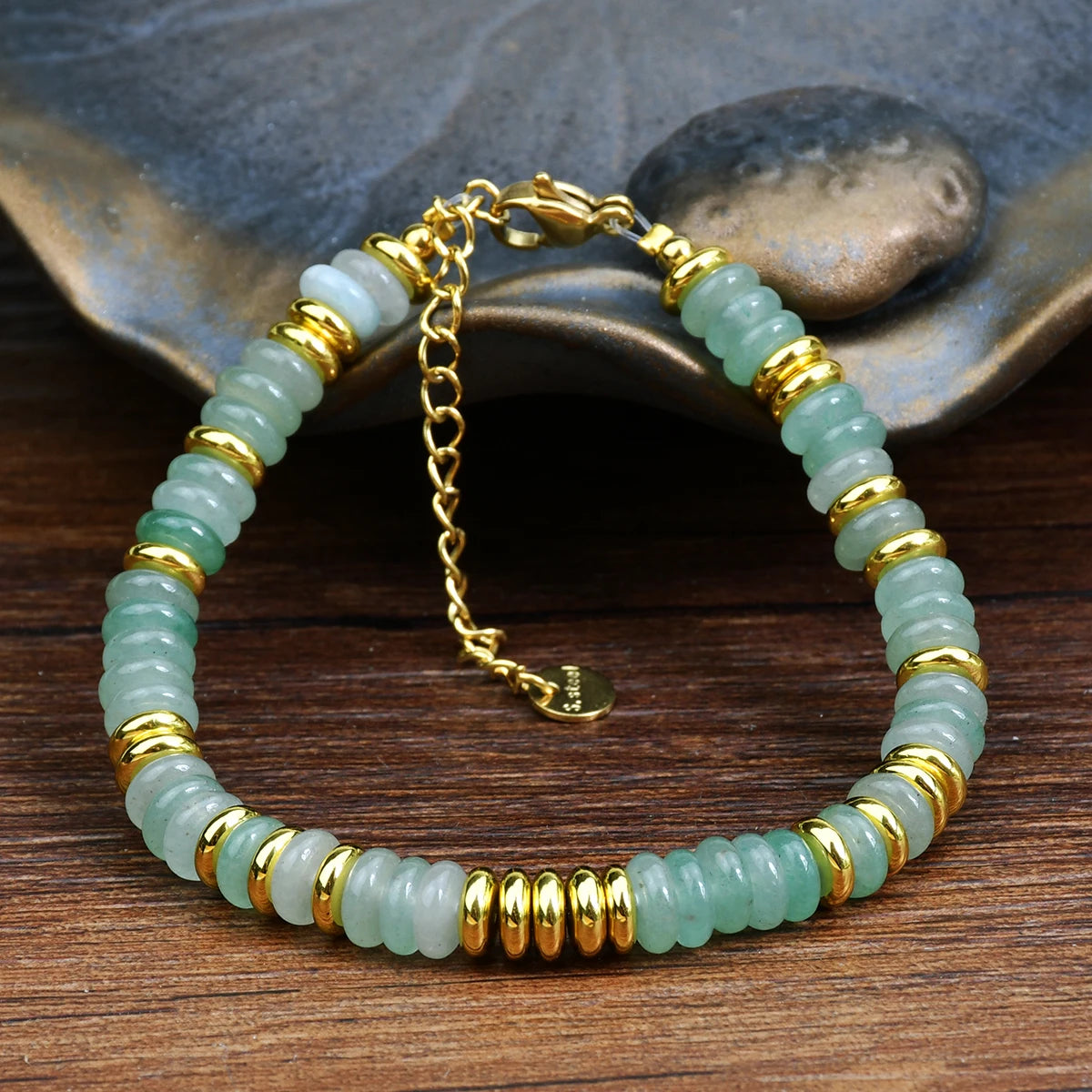 Good Vibes bracelet femme pierres naturelles colorées