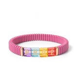 Candy Love bracelet femme élastique bohème coloré