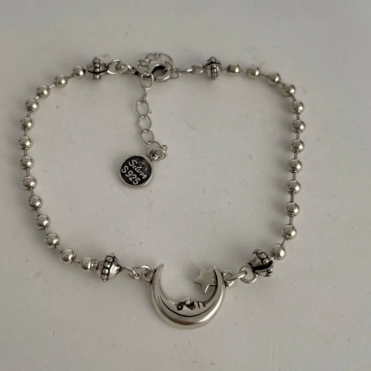 Bracelet femme Liens Bohèmes Cœur Perlé argent 925 style rétro GoHappy France