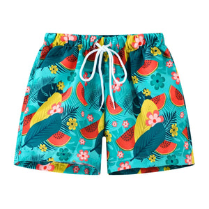 Short Bain Enfant Garçon Imprimé Coloré Plage Été 2 à 8 Ans - boxer de bain GoHappy