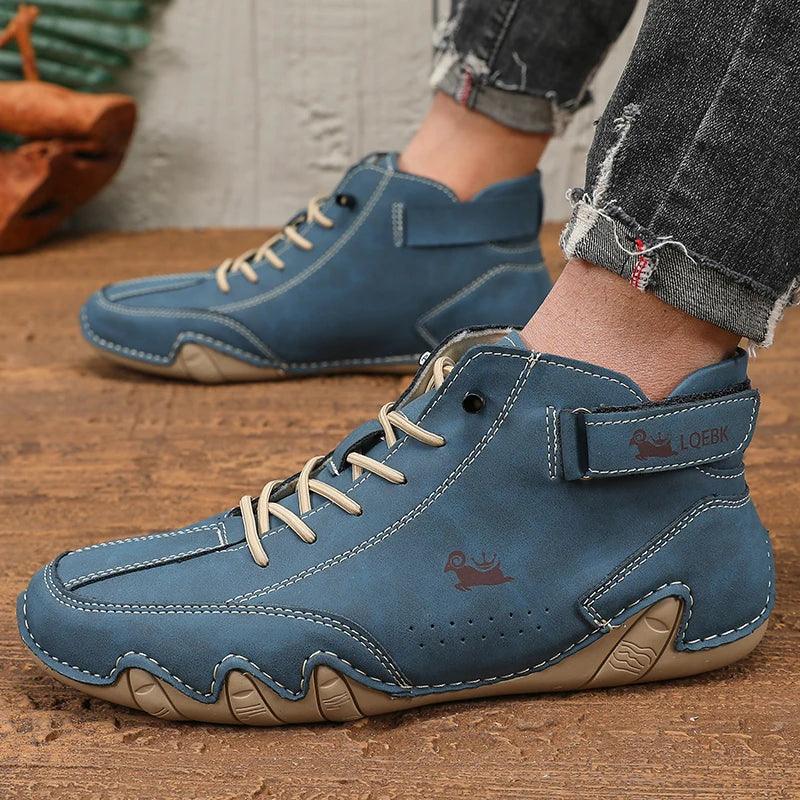 Sahara Walk chaussures montantes cuir souple homme
