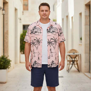 Chemises imprimées Palmiers homme été style décontracté vacances - chemise homme GoHappy