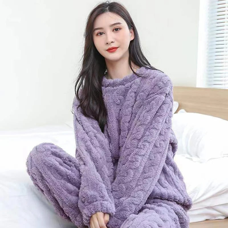 Kyoto Soft pyjama polaire moelleux longue manche