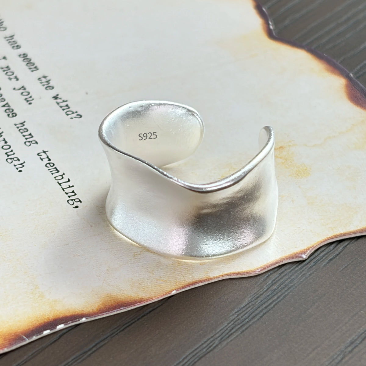 Bague femme Atelier Reflets Manchette Satin bijou fantaisie GoHappy France