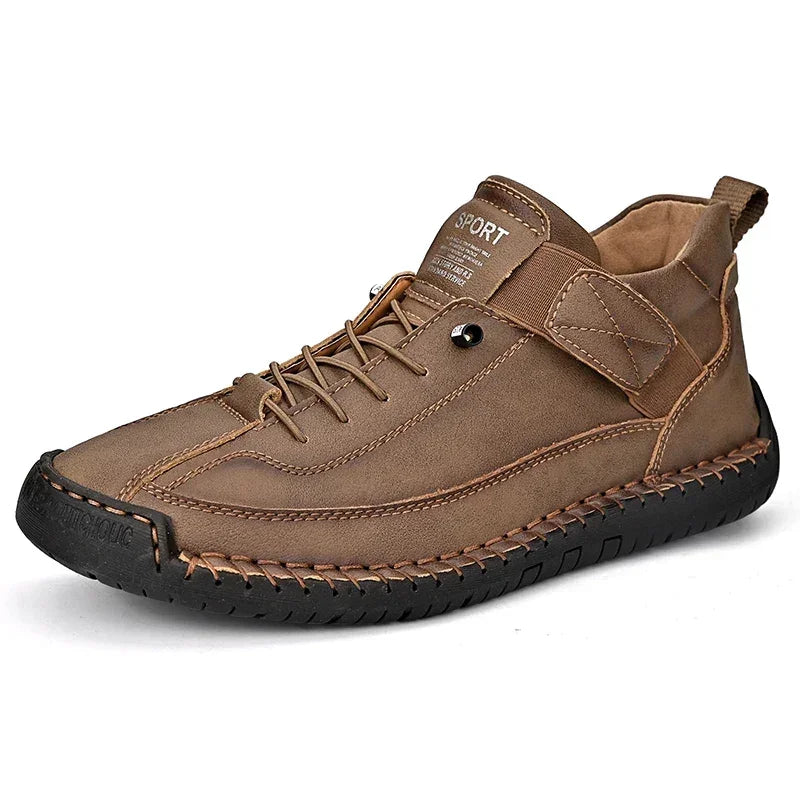 Atlas Drift mocassins homme cuir cousu main confort souple - GoHappy