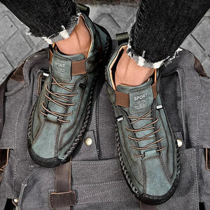 Atlas Drift mocassins homme cuir cousu main confort souple - GoHappy