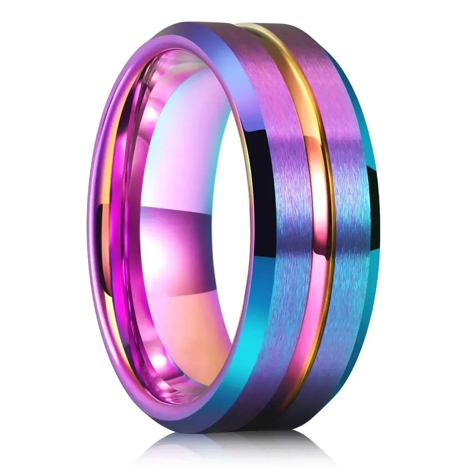 Bagues Iron Soul Homme Anneau Large Multicolore Collection - bague homme GoHappy