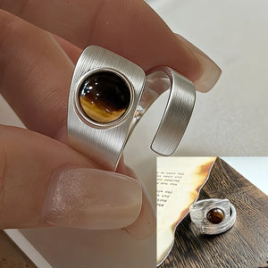 Bague femme Atelier Reflets Regard Ambré bijou fantaisie GoHappy France
