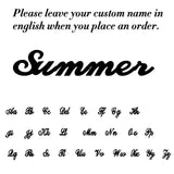 Collier Prénom sur Mesure Femme Or Argent Bijou Romantique Chic