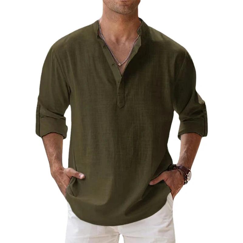 Chemise Évasion en Lin & Coton