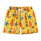 Short Bain Enfant Garçon Imprimé Coloré Plage Été 2 à 8 Ans - boxer de bain GoHappy