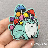 Patchs Brodés Chats Thermocollants Écussons Cartoon Vêtements Sacs