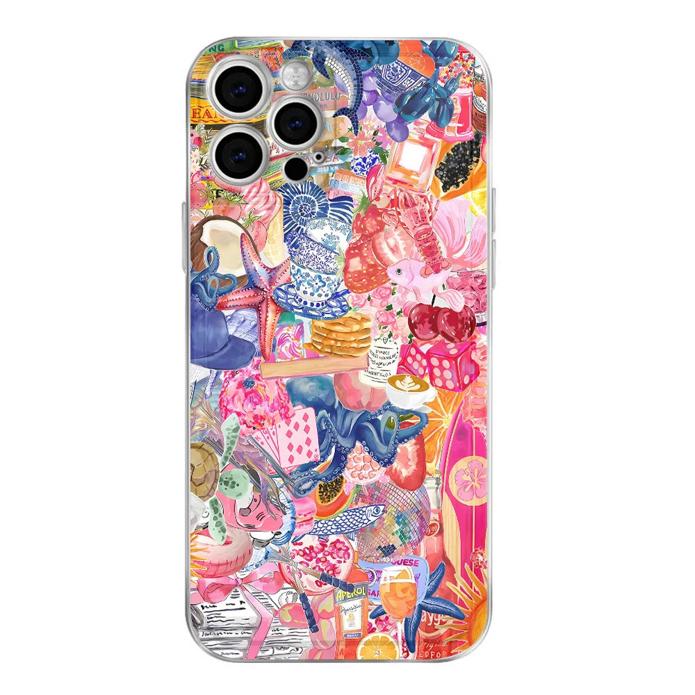 Coque iPhone Girly Amore vibes pastel et estivales