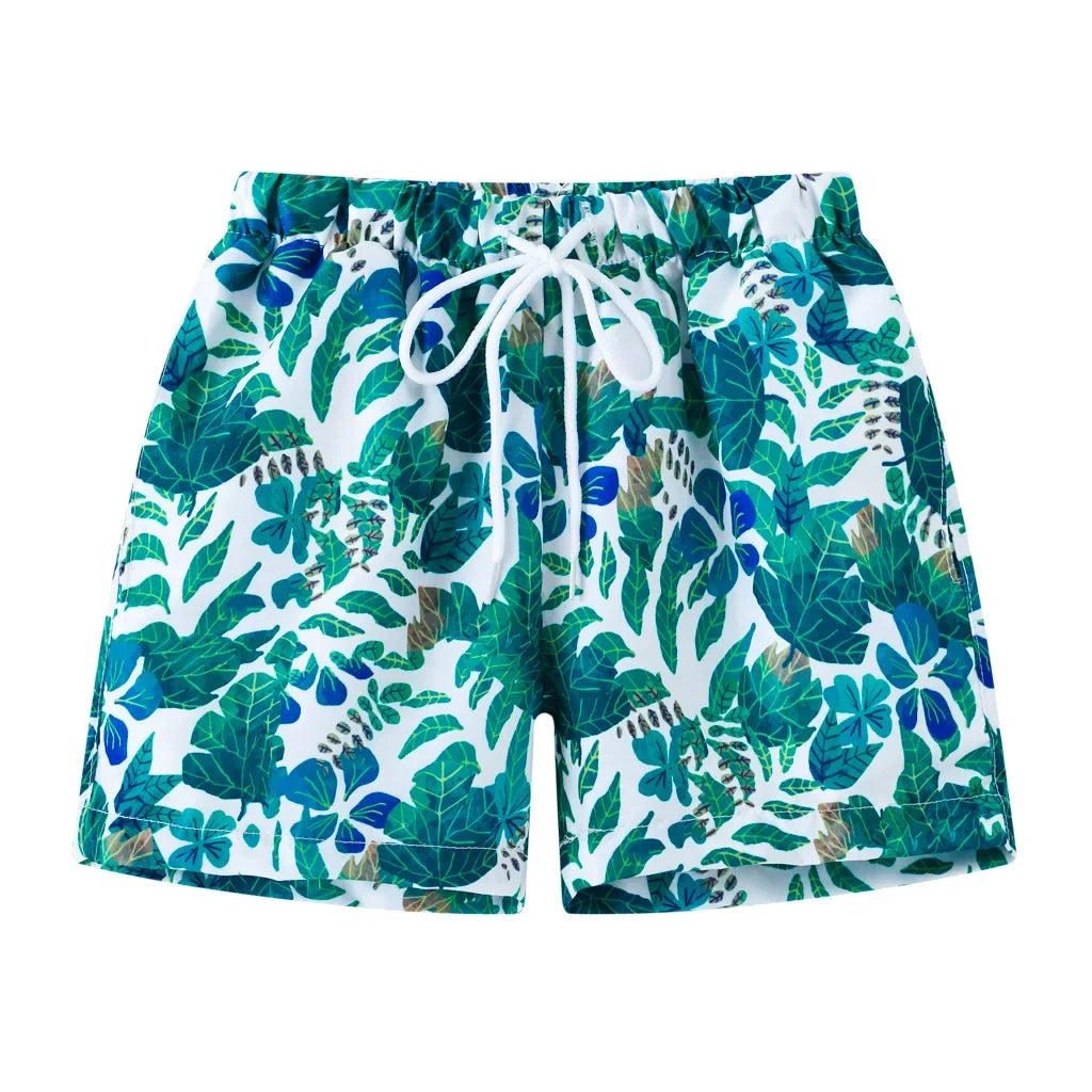 Short Bain Enfant Garçon Imprimé Coloré Plage Été 2 à 8 Ans - boxer de bain GoHappy