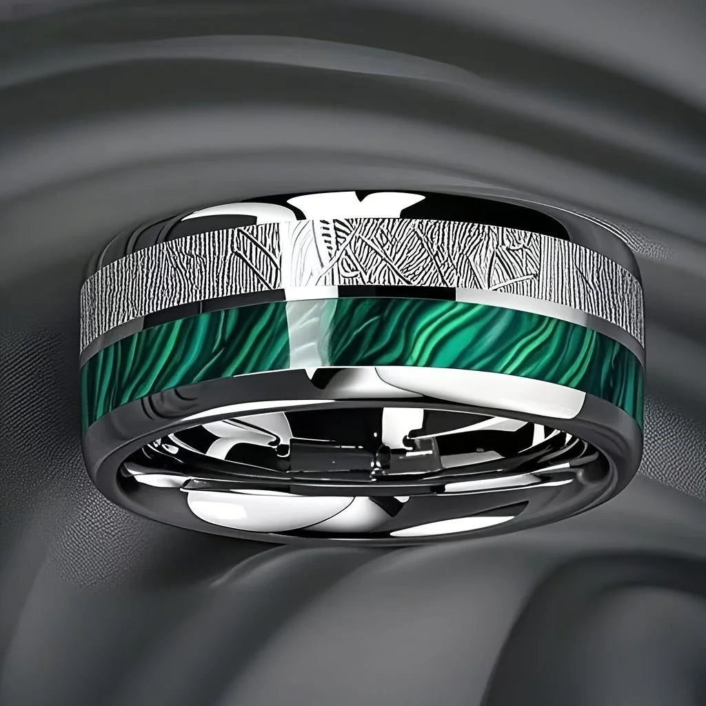 Nature Mood bague unisexe 8 mm