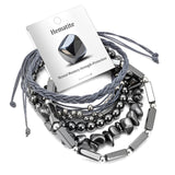 Bracelets Pierres Naturelles Empilables Set 3-5 Bohème 19cm