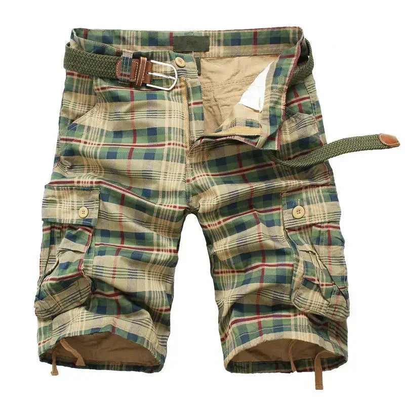 Short,Cargo d'été en coton pour hommes, grande taille, ample Short,Cargo d'été en coton pour hommes, grande taille, ample